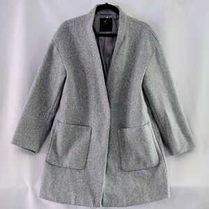 Zara Women's Light Gray Cape Coat